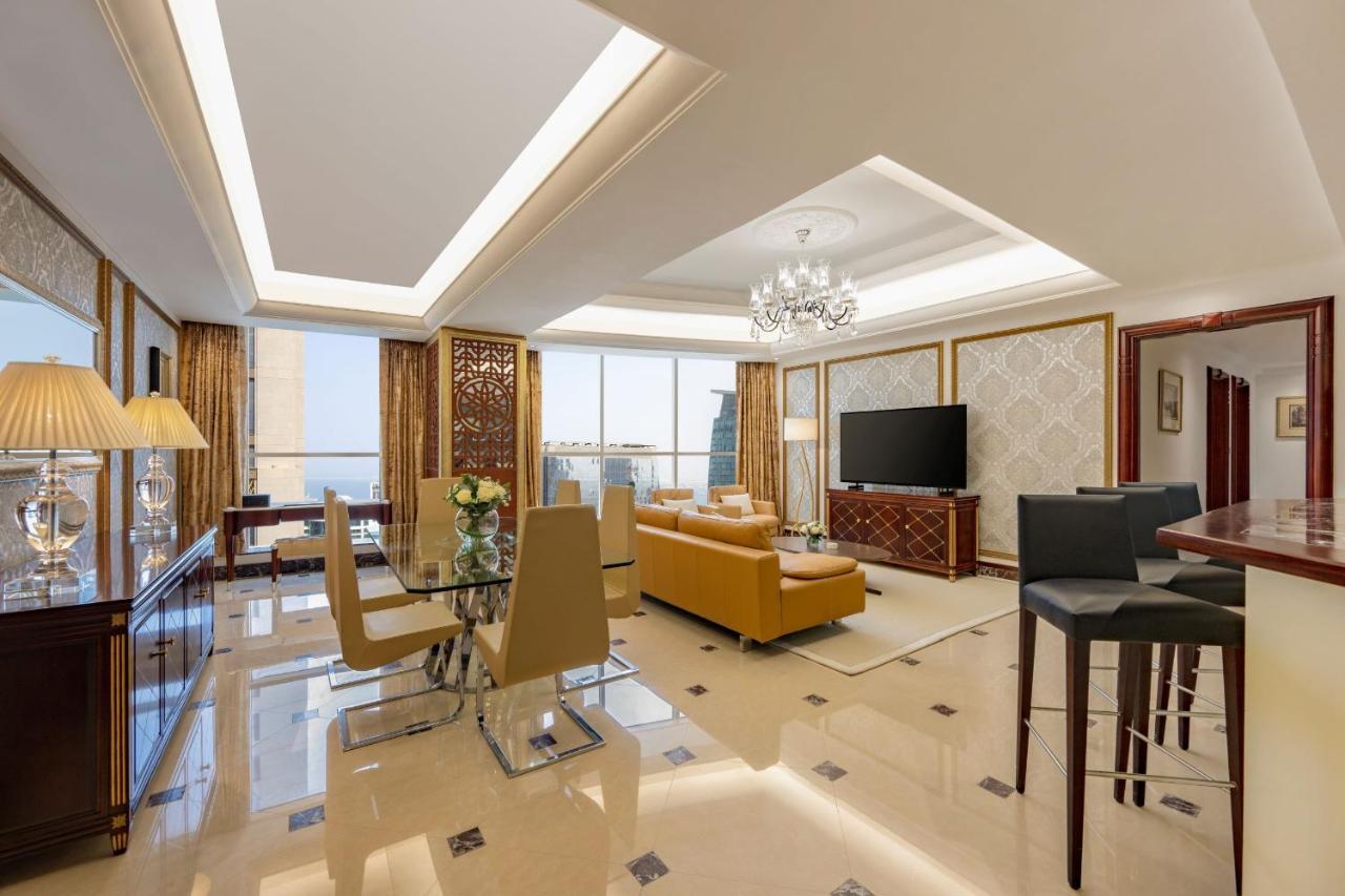 Dusit Hotel&Suites - Dauhá Exteriér fotografie A 3D rendering of a living room